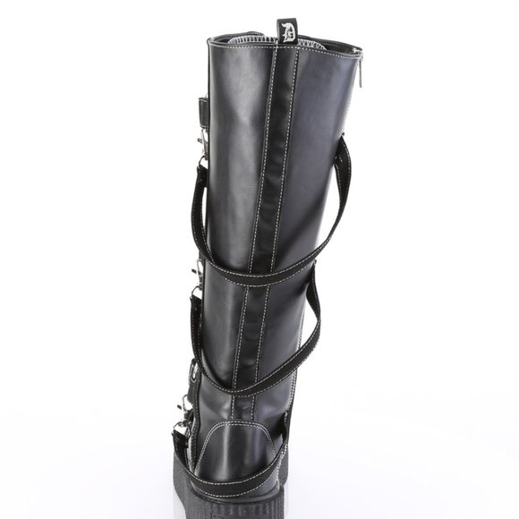 Mens Gothic Creeper Sneaker Platform Knee High Boots